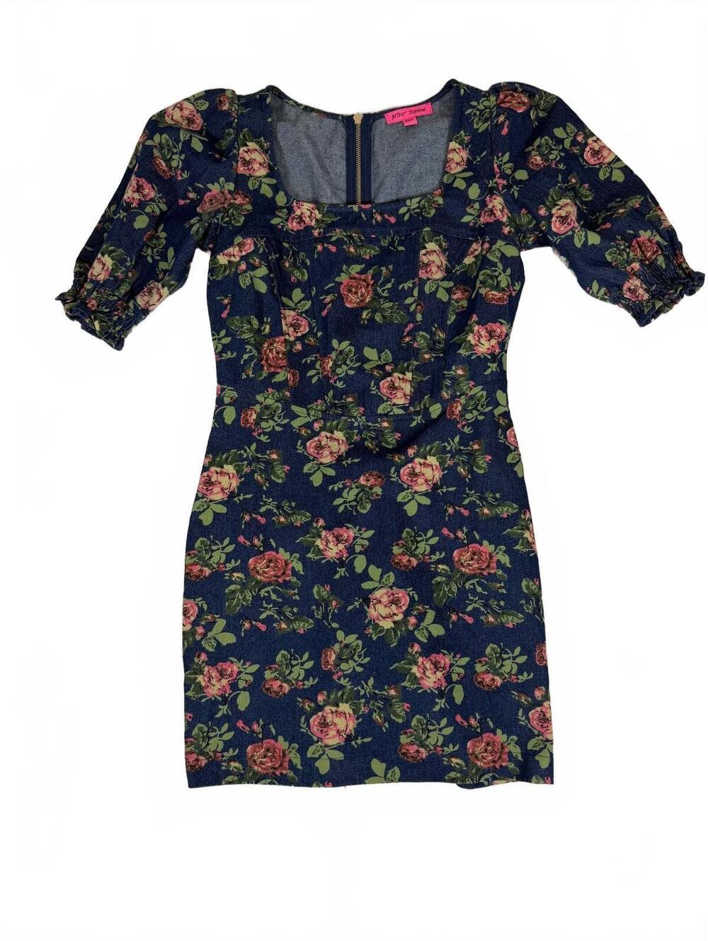 Betsey Johnson Small Floral Print Dress